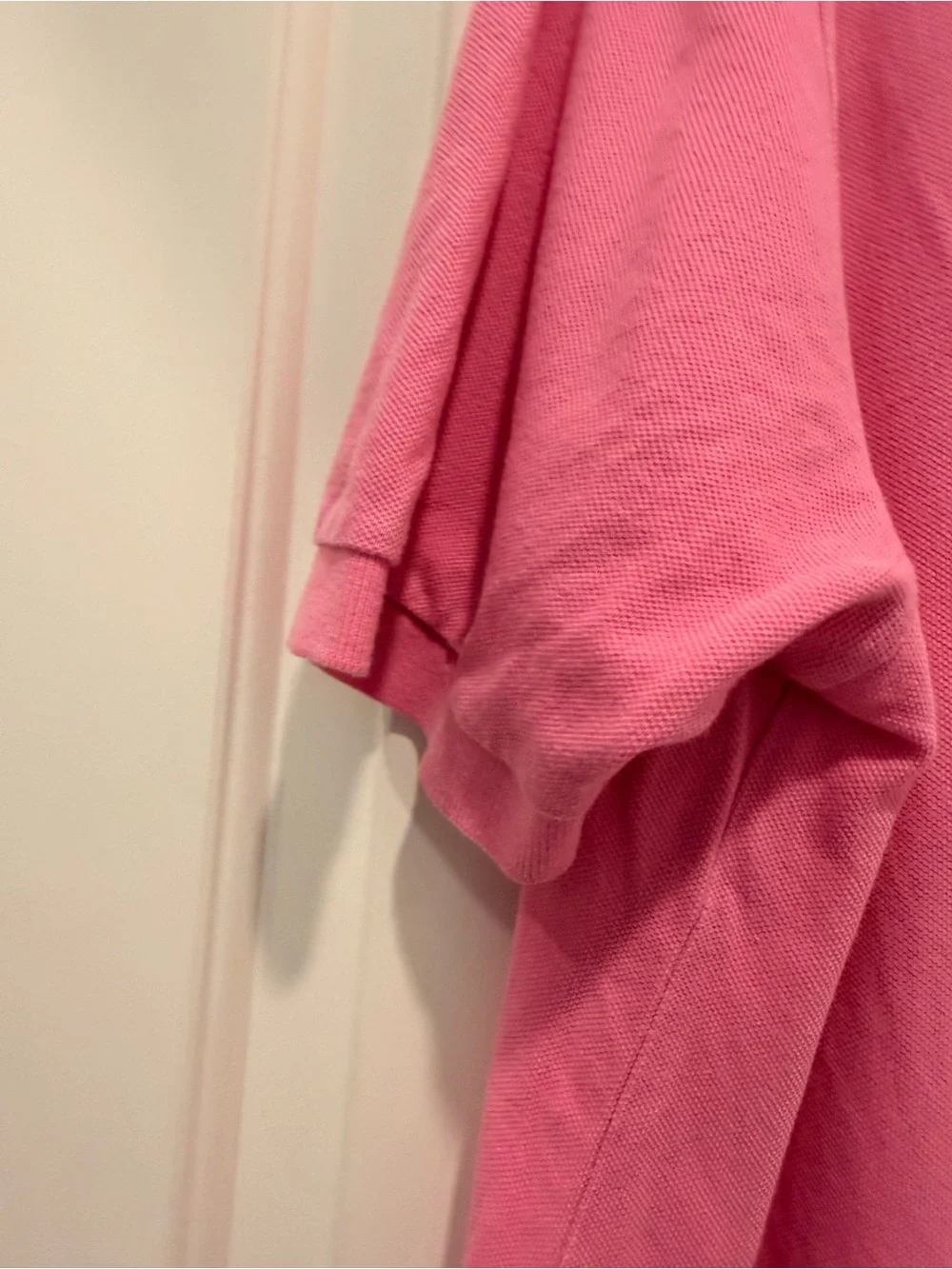 Polo Ralph Lauren Classic Fit Cotton Pique Polo Shirt in Pink Size L